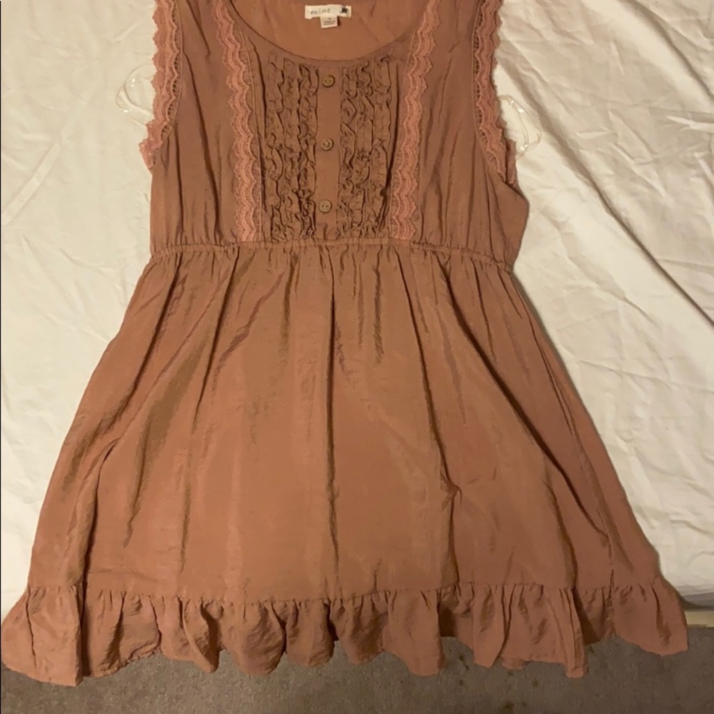 Long dusty rose tunic top